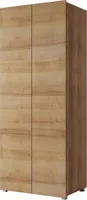 Kleiderschrank Drehtürenschrank in Eiche Gold Nb. CAIRNS-132, B/H/T ca. 80/200/52 cm