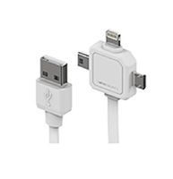 allocacoc Power USB Kabel weiss