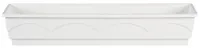 Emsa Lago Blumenkasten 100 x 22 x 18 cm, Weiß, 501833