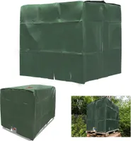 1pcs IBC 1000L Container Wassertank Abdeckplane Thermohülle Schutzhülle Schutzhaube Cover, grün