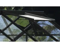 Alu-Dachfenster o. Glas, schwarz