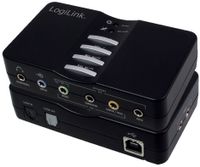 LogiLink 7.1 USB Sound Box 8 Kanal schwarz