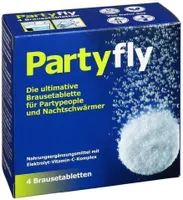 Partyfly Brausetabletten für Partypeople und Nachtschwärmer, 4 St. Brausetabletten