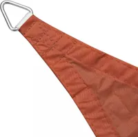 vidaXL Markiza Oxford Trójkątna 5 x 5 x 5 m Terakota