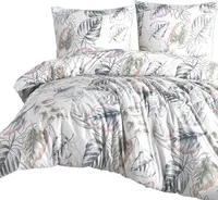 Pościel, gruba, ciepła flanela, 100% bawełna 200x220cm 31505-1 Liście
