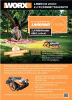 WORX Akku-Mähroboter 20V Landroid Vision M600 18cm/600m² mit App Trimmer Roboter