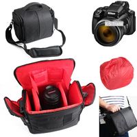 K-S-Trade Kompatibel mit Nikon Coolpix P1000 Kameratasche Fototasche Schultertasche Zubehör Tasche einteilbare Trennwänden für Systemkamera, DSLR