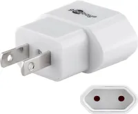 goobay síťový adaptér USA/Japonsko 2-pin bílý (volně ložené)