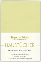 Traumschloss Betttuch Haustuch 150 x 250 cm grün hautsympathisch und pflegeleicht