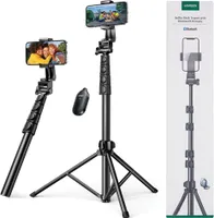 Ugreen Lp680 Selfie Tyč So Stojanom A Bluetooth Diaľkovým Ovládaním 1,8M - Čierna