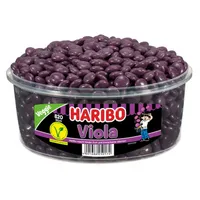 Haribo Viola 820 lékořicové dražé s fialovou příchutí plechovka 1148g