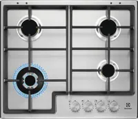 Electrolux EGS64362X Einbau-Gaskochfeld, 4 Brenner, Edelstahl