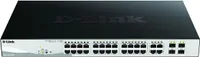 D-Link Switch DGS-1210-28P/E 24xGBit/4xSFP 19" Managed PoE (193W)