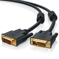 CSL DVI-D (DL) Video-Kabel, Monitor Verbindungskabel Dual-Link 24+1 Auflösung bis 2560x1600 - 1m