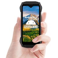 Blackview N6000(2023) Mini Outdoor Handy Ohne Vertrag, 16GB+256GB Helio G99 Outdoor Smartphone Android 13, 4.3" QHD+ Display 48MP+16MP Kamera Baustellenhandy, 3880mAh Akku Handy/NFC/Face ID/GPS/IP69K