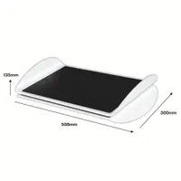 Podnóżek Leitz Ergo WOW Ergonomiczny regulowany czarno-biały