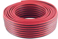 Lautsprecherkabel Boxenkabel Boxen Lautsprecher Hifi Audio Kabel Auto 2 x 1,5mm² - Rot/Schwarz 25m