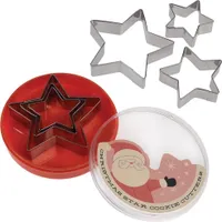 3 er Set Weihnachts-Plätzchenausstecher