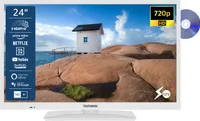Telefunken XH24SN550MVD-W 24 Zoll Fernseher / Smart TV (HD Ready, HDR, 12V, DVD) - 6 Monate HD+ inkl.
