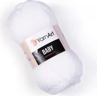 Yarn Art Baby 501 White Strickgarn