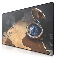 Titanwolf Gaming Mauspad, XXXL Speed Mousepad 1200 x 600 mm, Geschwindigkeit & Präzision, Compass