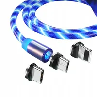 Kábel USB - USB typ C / microUSB / Lightning 1 m