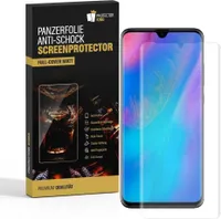 2x Panzerfolie für Huawei P30 Pro FULL-COVER ANTI-SCHOCK Displayschutzfolie MATT