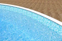 Poolfolie  Ø 3,6m x 1,2m tief Mosaik Folie