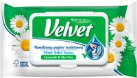 Vlhký toaletní papír Velvet Camomile & Aloe Vera 42 kusů