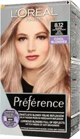 Loreal Preference Hair Color 8.12 Alaska - Light Ash Beige Blond