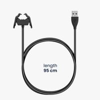 USB Ladekabel für Xiaomi Mi Band2 Fitness Arbmand Sport Kabel Schnur Schwarz15cm 