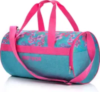 Športová taška, fitness taška, tréningová taška Meteor Siggy 25L blue/pink flowers