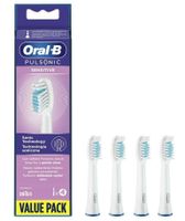 Oral-B Pulsonic Sensitive Aufsteckbürsten für Schallzahnbürsten, 4 Stück