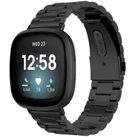 Fitbit Versa 4, Fitbit Versa 3, Fitbit Sense 2, Fitbit Sense Band: imoshion Stahlband ohne Installationshilfe