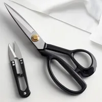 Handi Stitch Schneiderschere Nähschere Stoffschere scharf mit Fadenschneider - Profi Textilschere Nähzubehör aus Edelstahl – Schere zum Schneiden von