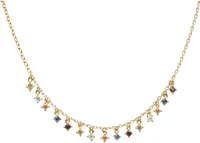 PDPAOLA Halskette WILLOW 18K gold plated silver gold
