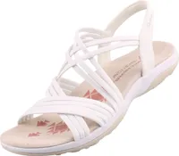 Skechers Damen Sandalen REGGAE SLIM - SUNNYSIDE 20033-35, 20033-36, 20033-37, 20033-38, 20033-39, 20033-40, 20033-41, 20033-42 SKE-163185 white 39 [Schuhe Frau]