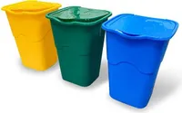 HEIDRUN Sada odpadkových košov 3 × 50 l