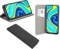 cofi1453® Etui książkowe "Smart" kompatybilne z XIAOMI REDMI NOTE 9 PRO MAX Etui na telefon Etui portfelowe Pokrowiec ochronny z funkcją podstawki, slot na karty Czarny