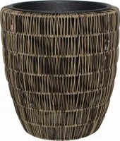 TrendLine Polyrattan Pflanztopf Ø38x42cm mit Einsatz