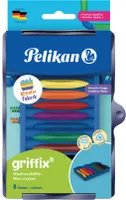 Pelikan Wachsmaler griffix Kreativfabrik 8 Farben dreikant