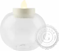 Glas Kerzenhalter Klar