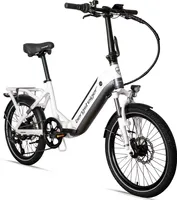 Bergsteiger London 20 Zoll E-Bike Klapprad mit 250 Watt Motor, Scheibenbremsen, Aluminium Ebike für Damen & Herren, Farbdisplay, Elektrofahrrad mit Shimano 7 Gang-Schaltung