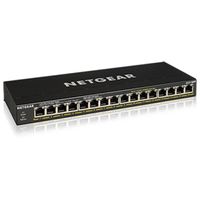 NETGEAR GS316PP Unmanaged Gigabit Ethernet (10/100/1000) Power over Ethernet (PoE) Schwarz