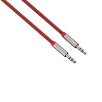 Audio Kabel 3,5mm Klinke Color Line 0,5m Rot