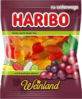 Haribo Weinland echtes Weingummi weich fruchtig leicht sauer 100g
