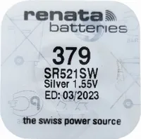 Renata 379 SR521SW Uhr Batterie 1.55V