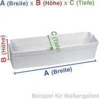 AEG Electrolux Abstellfach, Flaschenfach, Türfach für den Kühlschrank - 89967116004, 899671160046 ersetzt 671160046, 6711600467