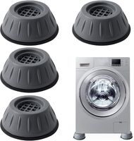 4 PCS FußPolster Waschmaschine Antivibrationsscheibe FußPolster Anti-Rutsch G6Z8