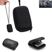 K-S-Trade Hardcase Kamera-Tasche Foto-Tasche kompatibel mit Canon IXUS 265 HS für Kompaktkamera Gürteltasche Case Schutz-Hülle